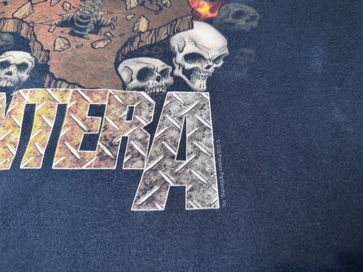Band Tees Vintage 2008 Pantera - Band Shirt Texas Y2K Heavy Metal Size US L / EU 52-54 / 3 - 3 Thumbnail