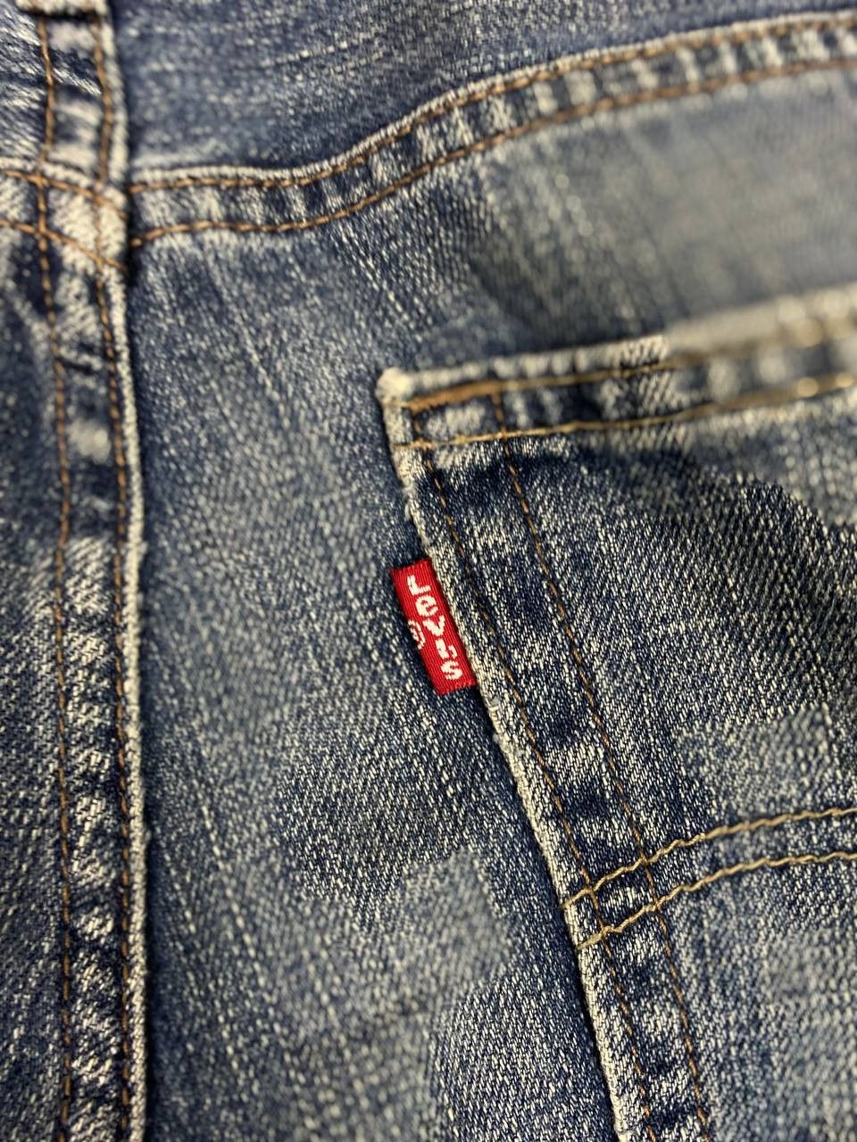 Levi's levis 527 bootcut flare denim nice design Size US 35 - 4 Thumbnail