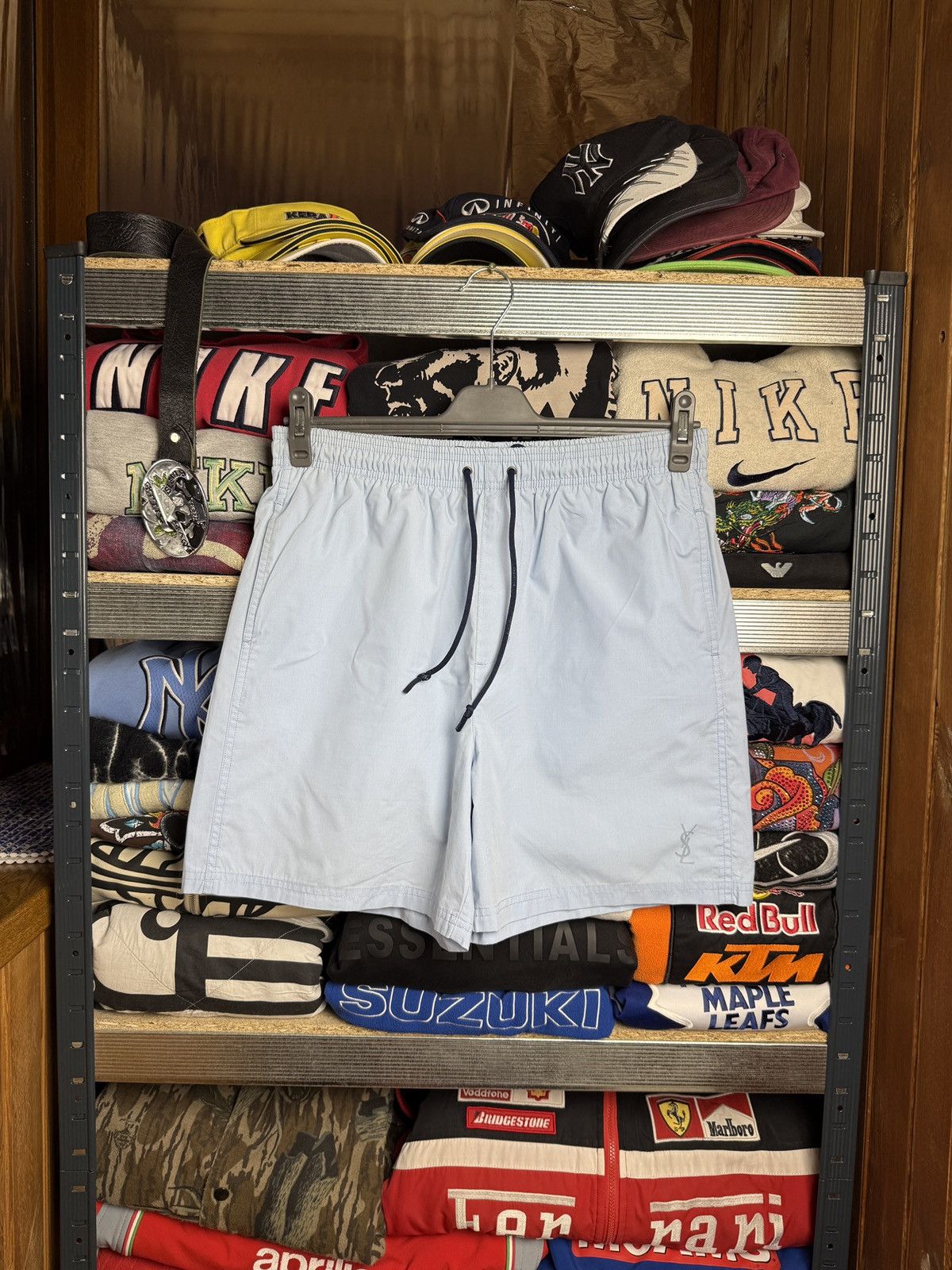 Vintage Summer YSL Shorts M size Size US 34 / EU 50 - 1 Thumbnail