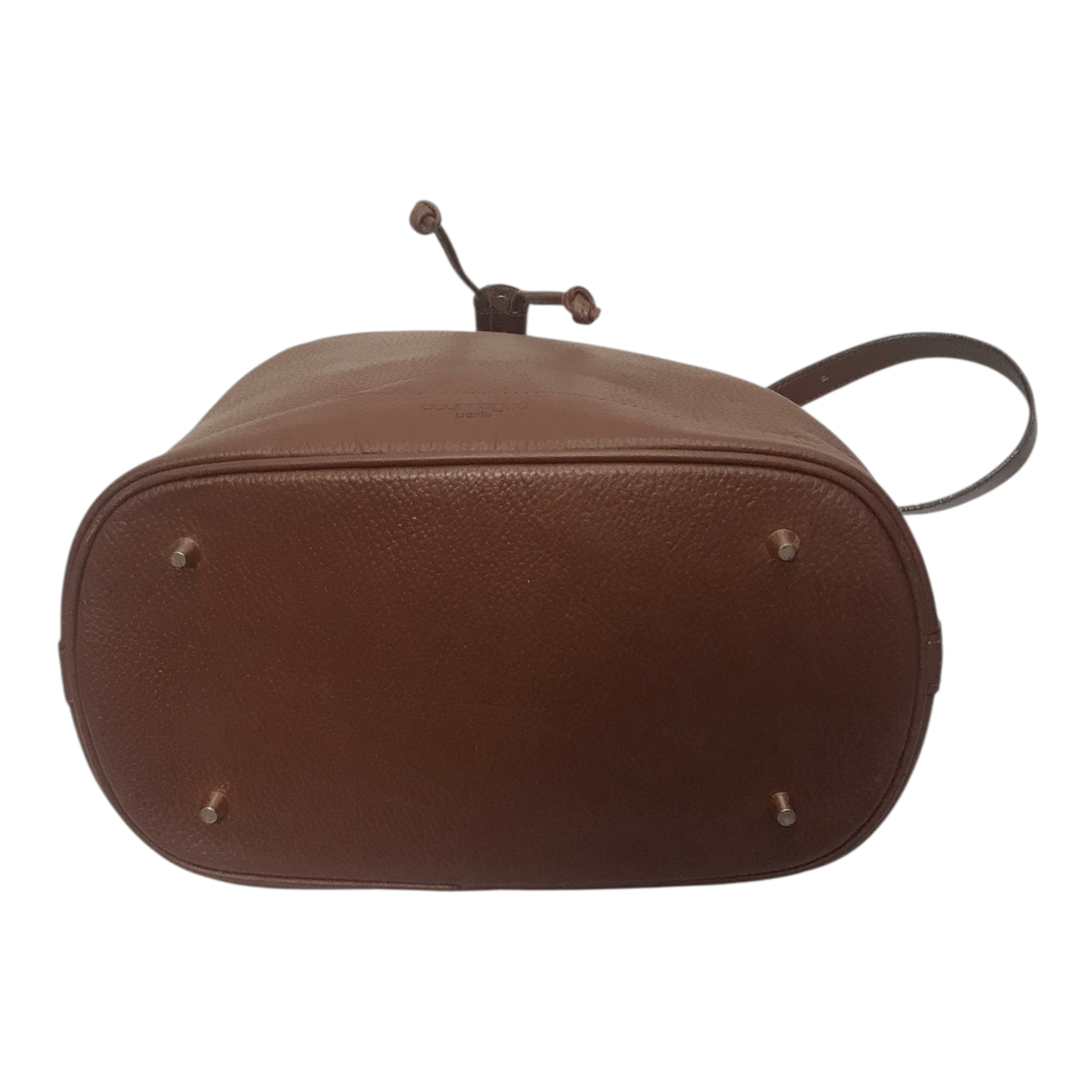 Courreges Courreges Paris Leather Bucket handBag Size ONE SIZE - 10 Thumbnail