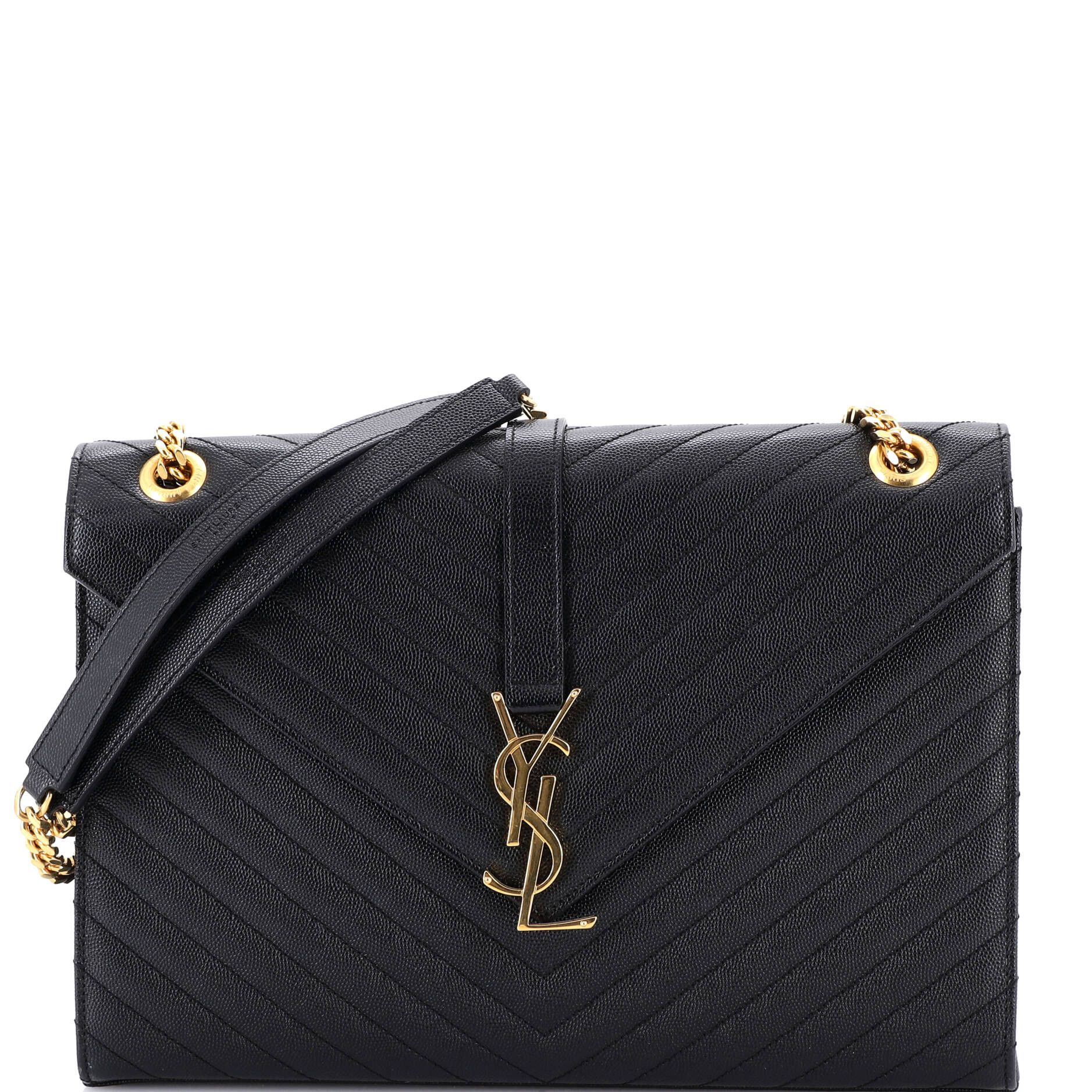 Saint Laurent Paris Classic Monogram Envelope Satchel Size ONE SIZE - 1 Thumbnail