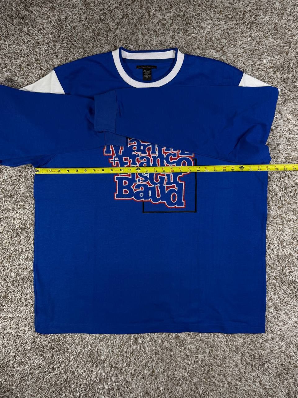 Marithe + Francois Girbaud Marithé François Girbaud Rugby Long Sleeve Embroidered Logo Size US XL / EU 56 / 4 - 7 Thumbnail