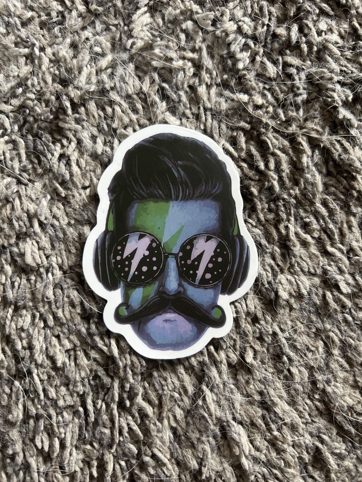 Hypebeast × Lightning Bolt Lightning Hipster Sticker Size ONE SIZE - 1 Thumbnail