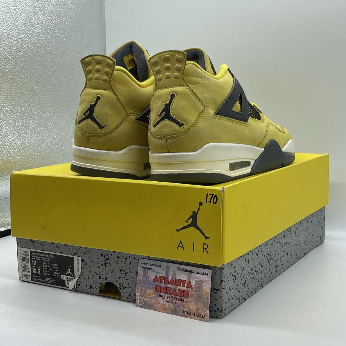 Jordan Brand Air Jordan 4 lightning Size US 12 / EU 45 - 5 Thumbnail