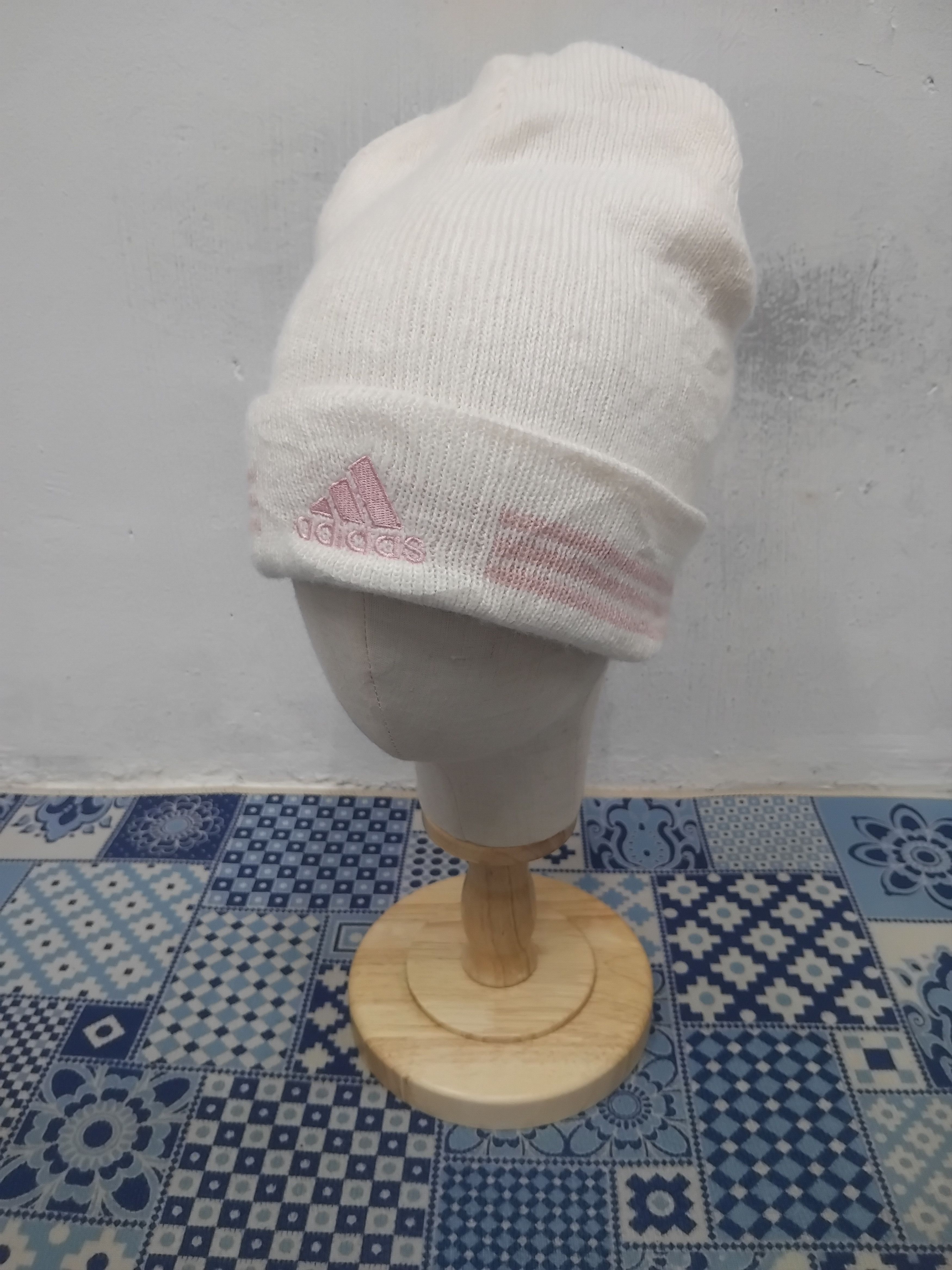 Adidas 💥Adidas white pink beanie hat Size ONE SIZE - 4 Thumbnail