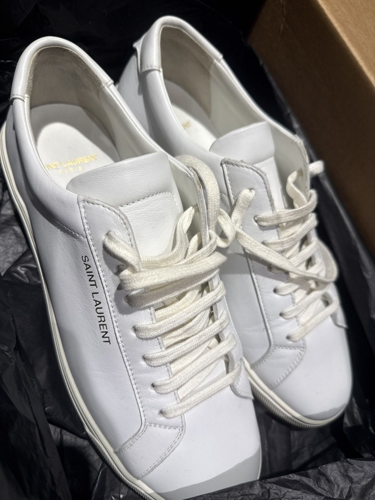 Saint Laurent Paris Saint Laurent Andy Sneakers (Low Top Sneakers) Size US 7.5 / EU 40-41 - 11 Thumbnail