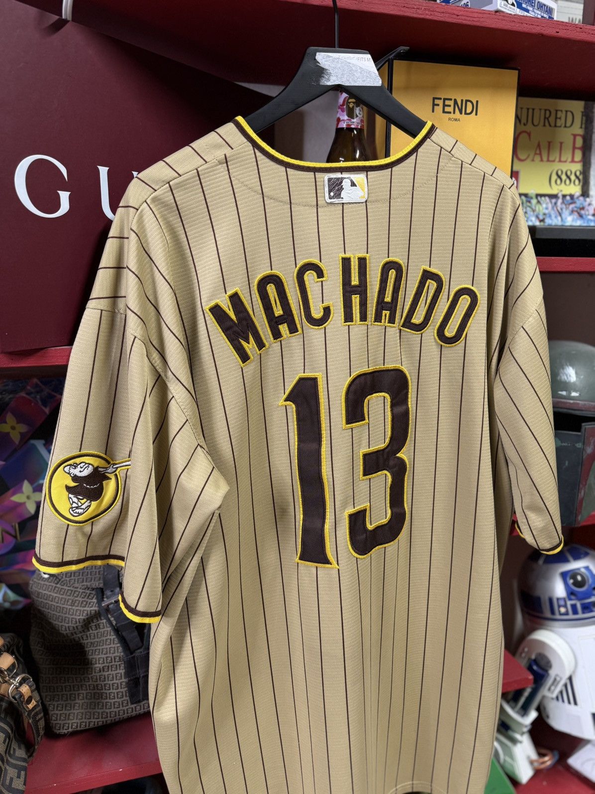 Nike San Diego Padres Manny Machado Nike Jersey Size XLarge Size US XL / EU 56 / 4 - 11 Thumbnail