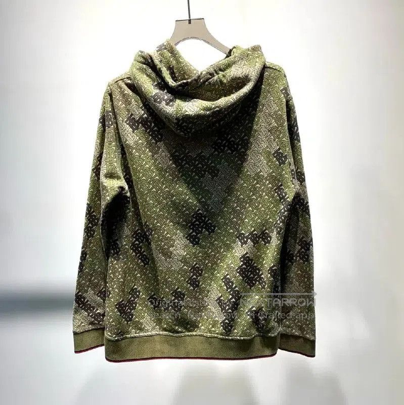 Burberry Burberry Green Cotton Men's Hoodie. Size US L / EU 52-54 / 3 - 4 Thumbnail