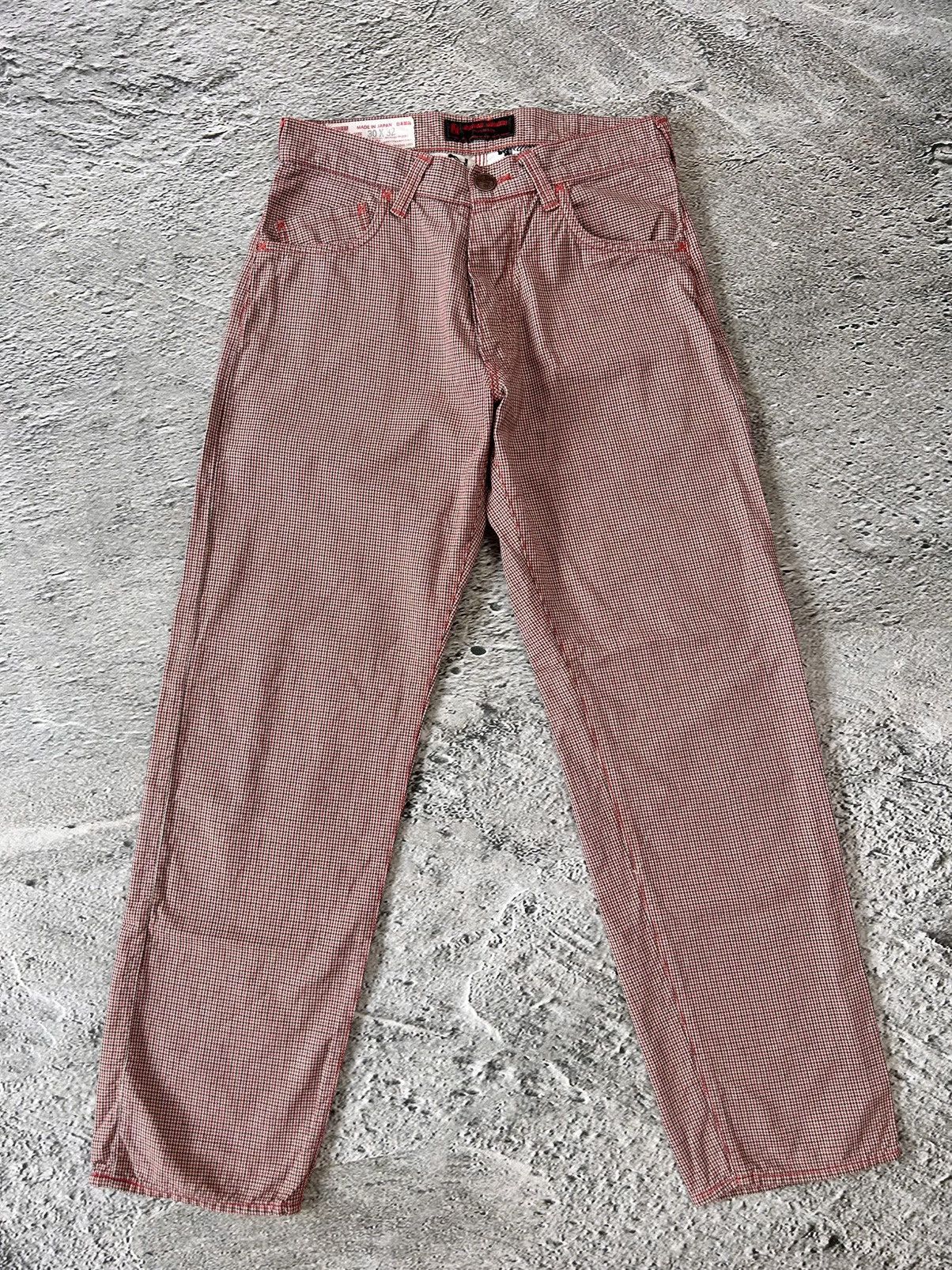 Evisu × Japanese Brand × Vintage Evisu Yamane jeans vintage red casual pants Size US 30 / EU 46 - 6 Thumbnail