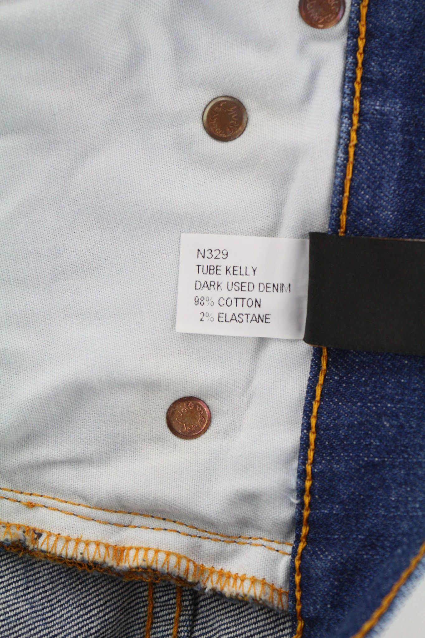Nudie Jeans TUBE KELLY W28/L32 Tight Blue Jeans 80613 Size US 28 / EU 44 - 7 Thumbnail