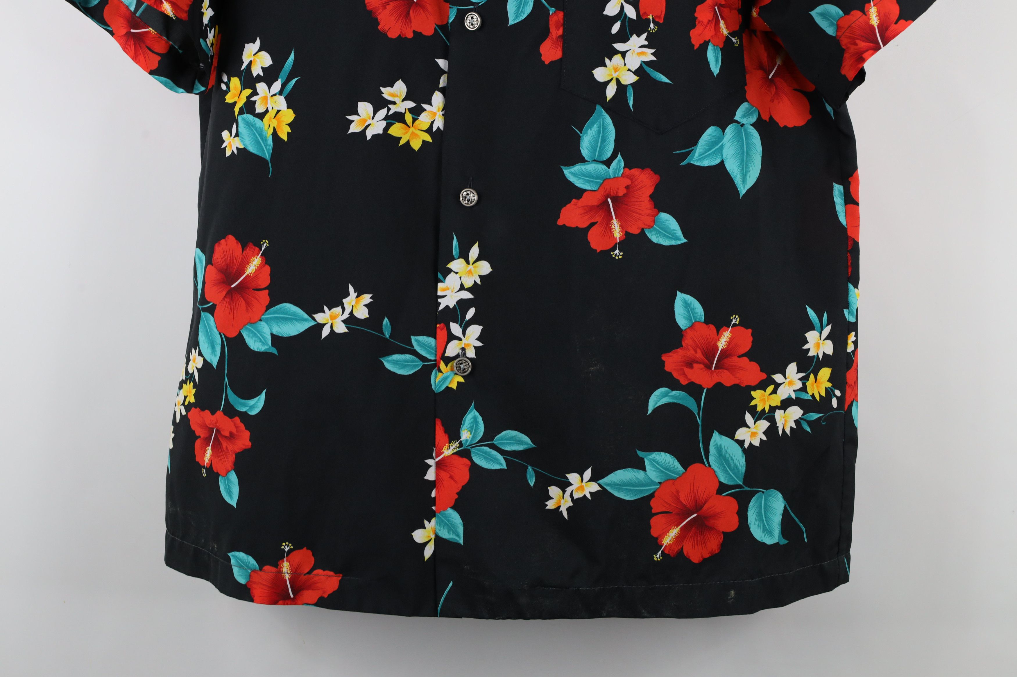 Vintage Vintage 60s 70s Rockabilly Collar Hawaiian Button Shirt USA Size US L / EU 52-54 / 3 - 3 Thumbnail