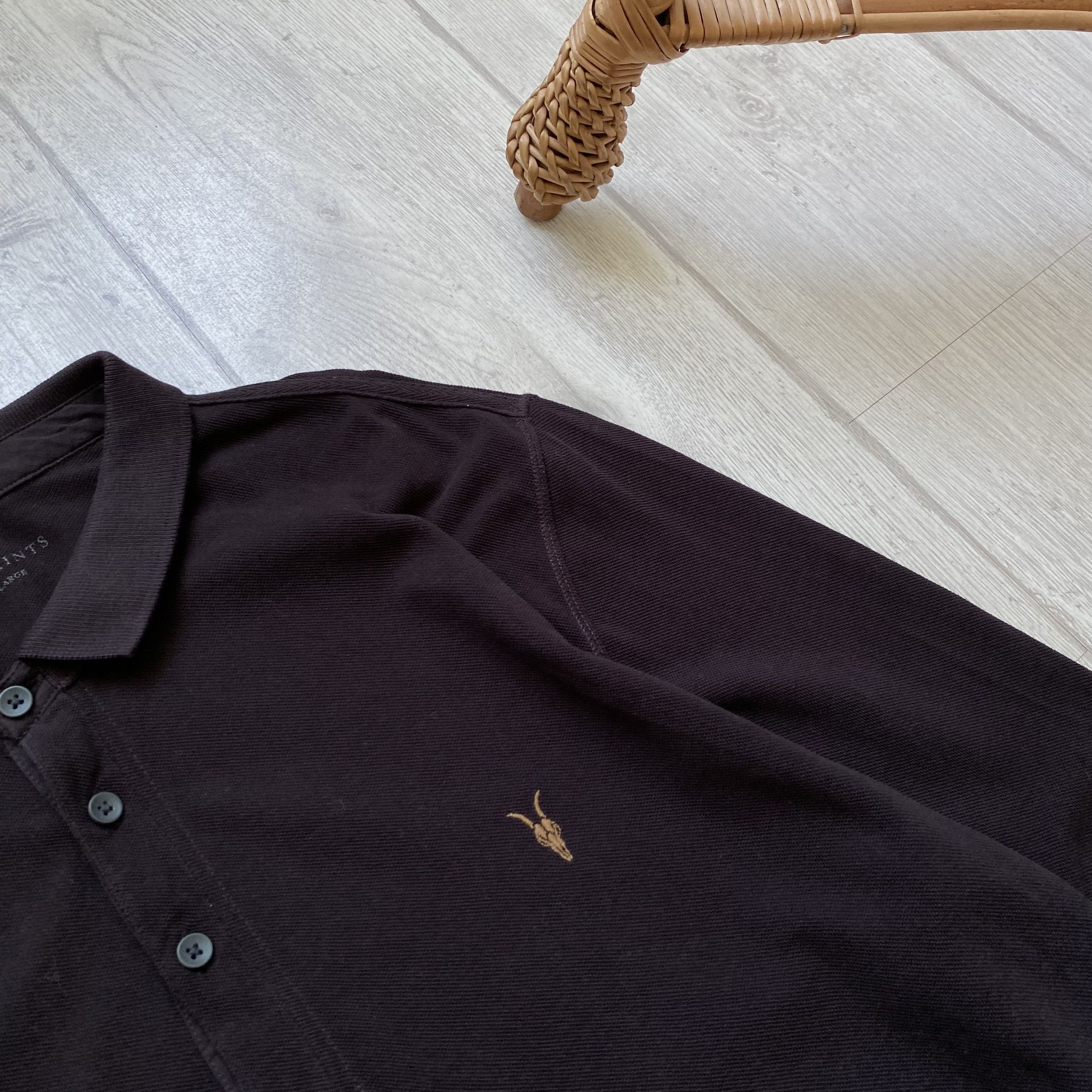 Allsaints Designer Allsaint rugby polo shirt long sleeve mini logo Size US L / EU 52-54 / 3 - 6 Thumbnail