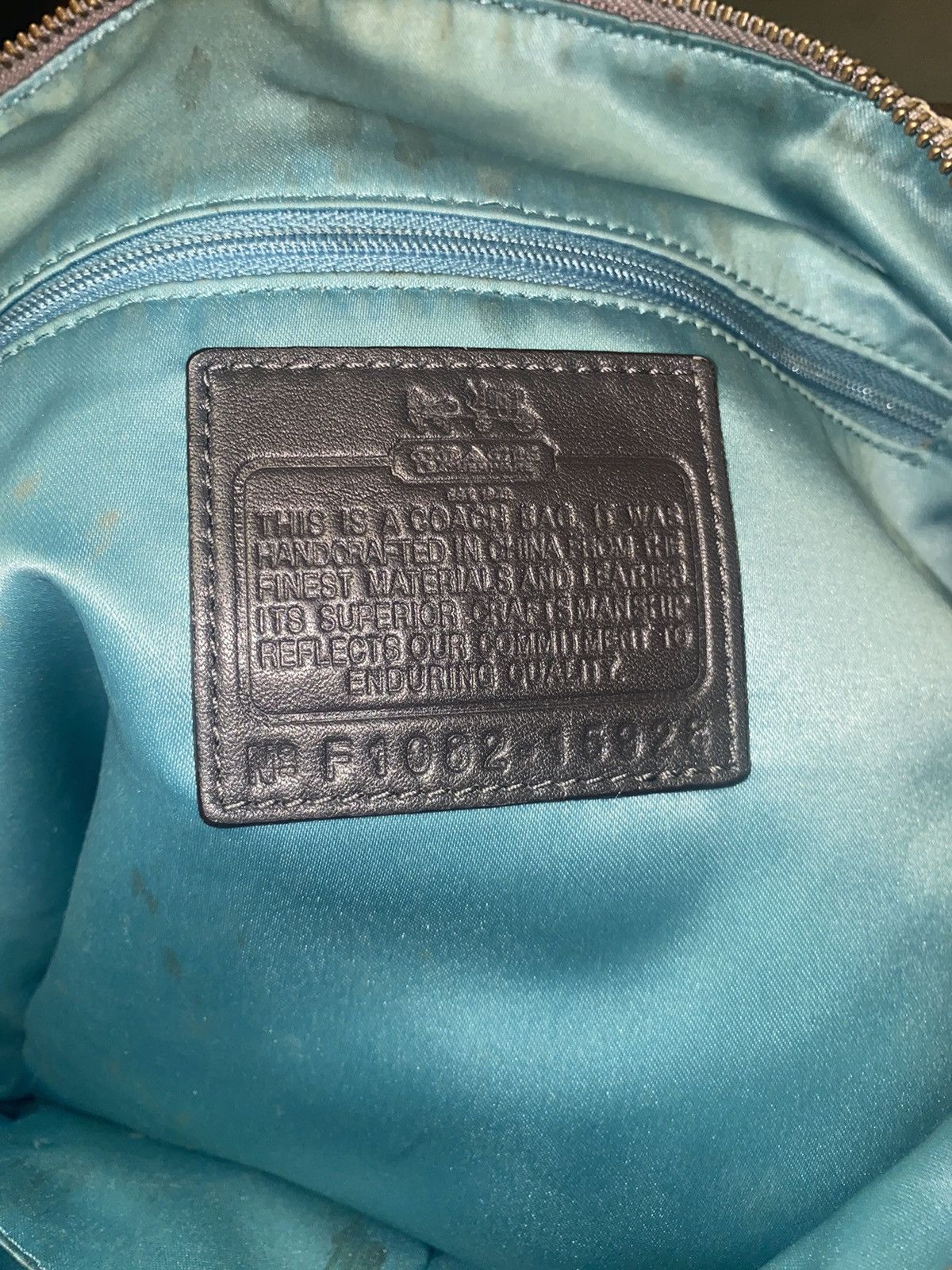 Coach Coach Snakeskin Hand Bag Purse Tote Satchel Soft Leather Size ONE SIZE - 13 Thumbnail