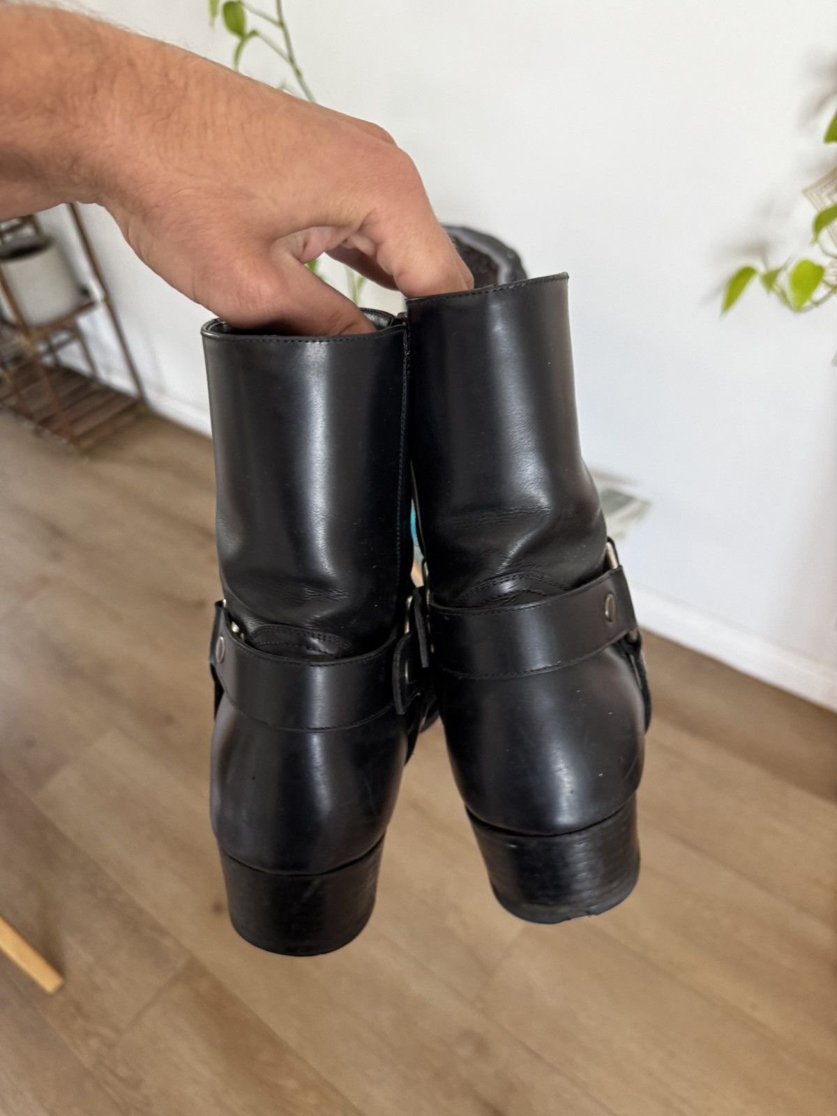 Saint Laurent Paris Wyatt harness boots hedi Size US 10.5 / EU 43-44 - 4 Thumbnail