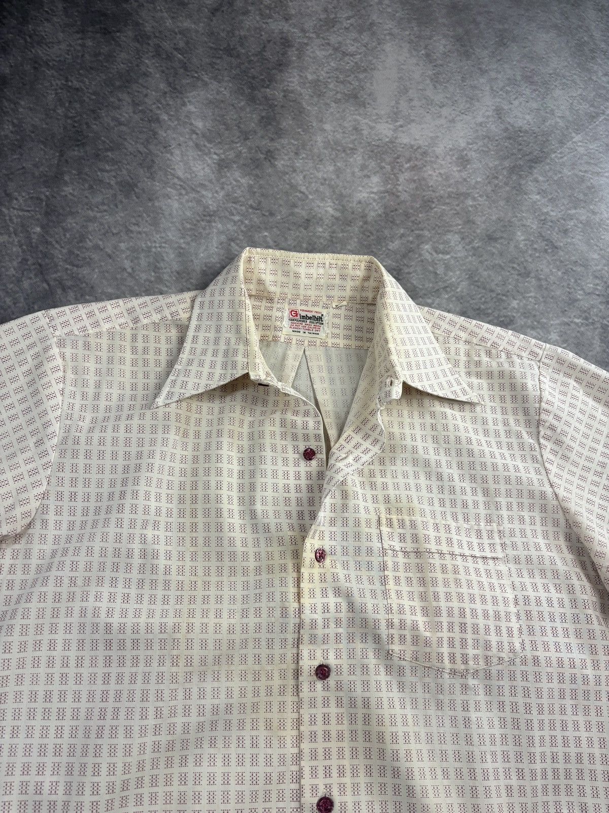 Vintage 1960s Vintage Shortsleeve Shirt Pattern Perma Press Summer Size US M / EU 48-50 / 2 - 4 Thumbnail