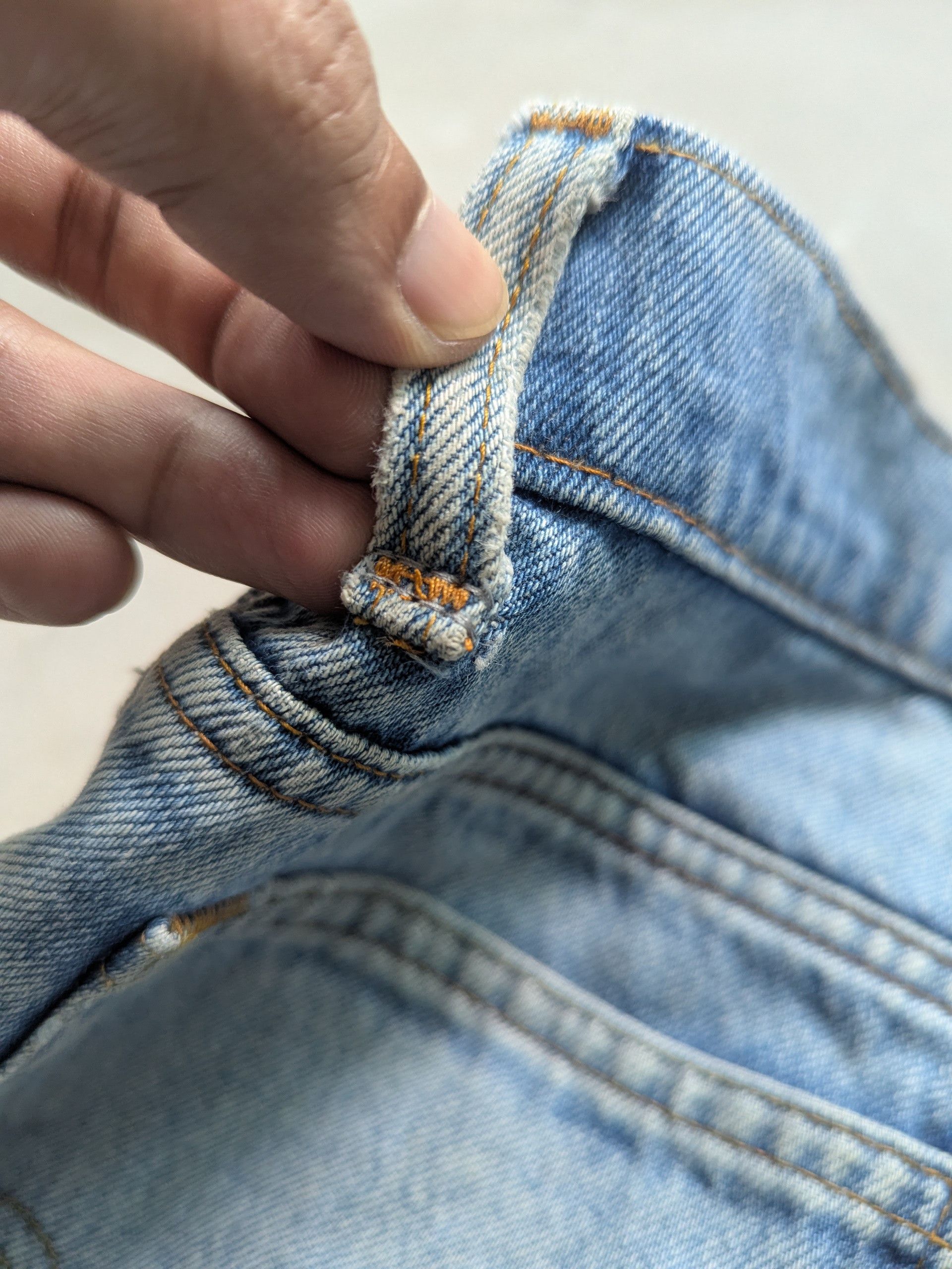 Levi's × Vintage Vintage Levis Denim Distressed Custom Patchwork Punk Style Size US 32 / EU 48 - 16 Thumbnail