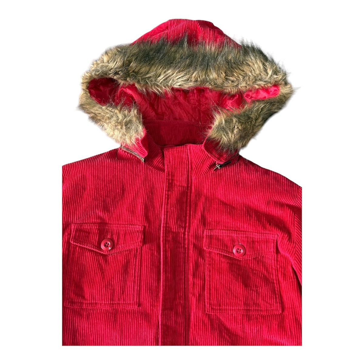 If Six Was Nine Lazy Daisy corduroy jacket faux fur hoodie Size US M / EU 48-50 / 2 - 3 Thumbnail