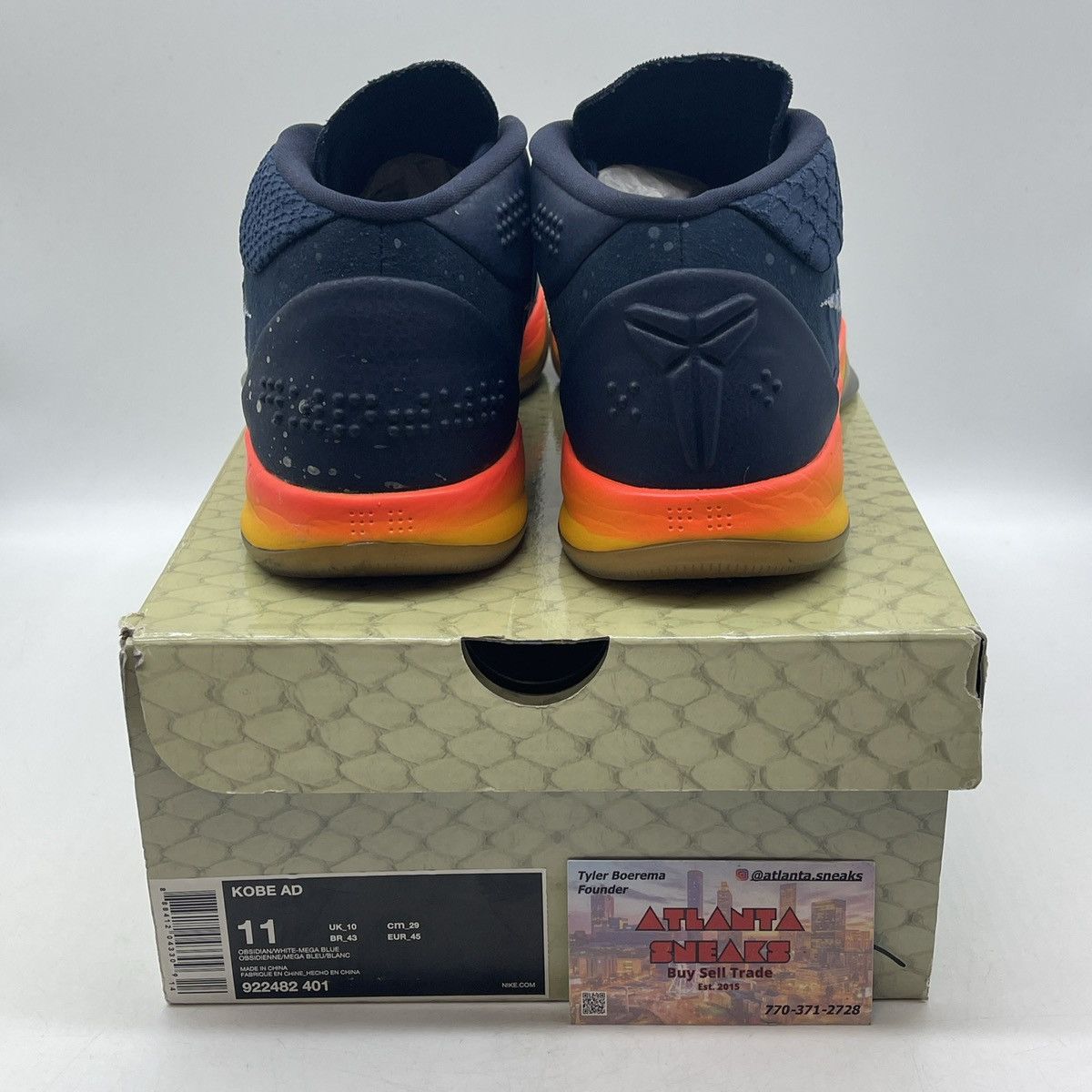 Nike Kobe a.d. mid rise Size US 11 / EU 44 - 3 Thumbnail