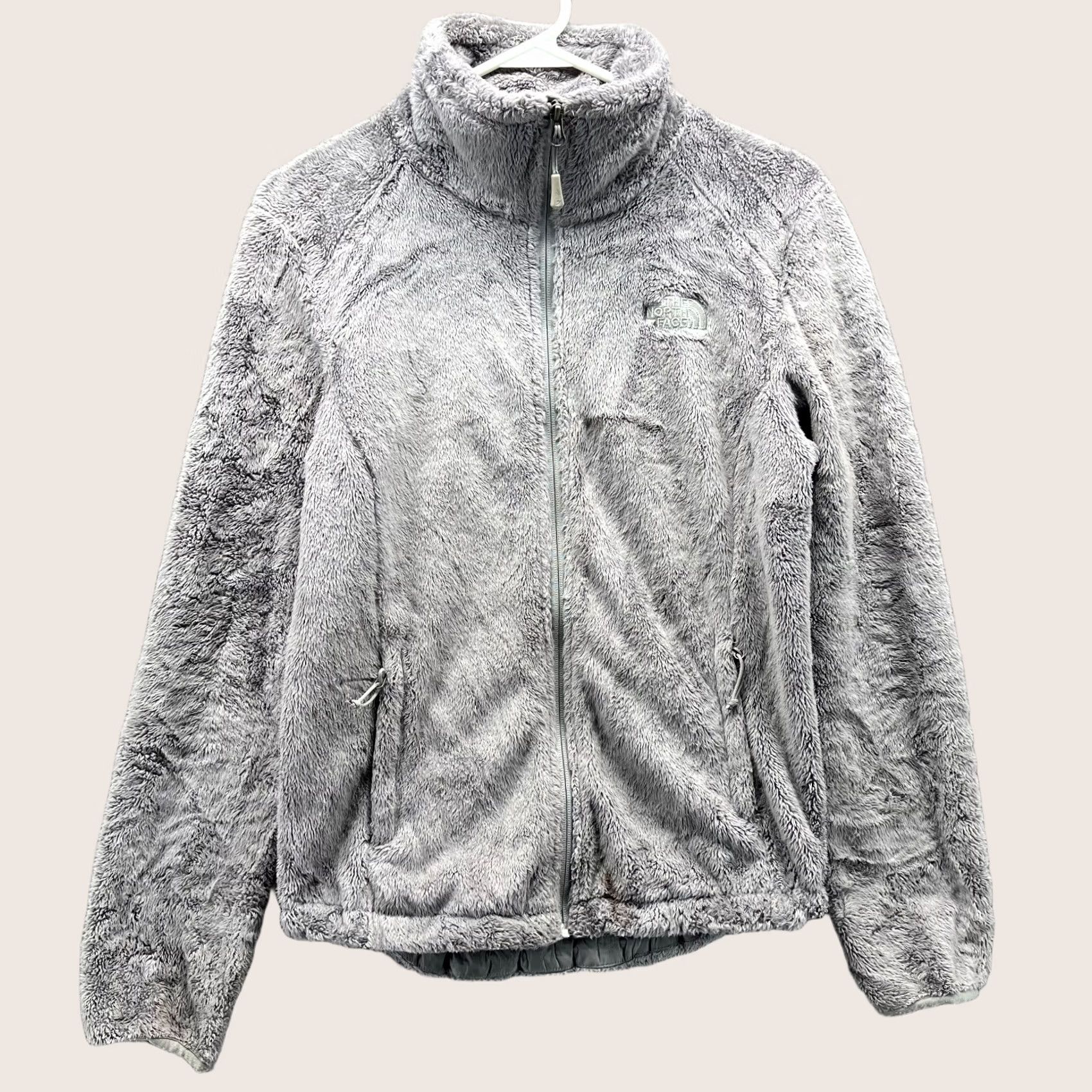 The North Face VINTAGE The North Face Jacket Womens Small Gray Full Zip Fleece Osito 2 C782 Fits Women, Regular, All Seasons, Logo, Basic Jacket Size S / US 4 / IT 40 - 1 Thumbnail