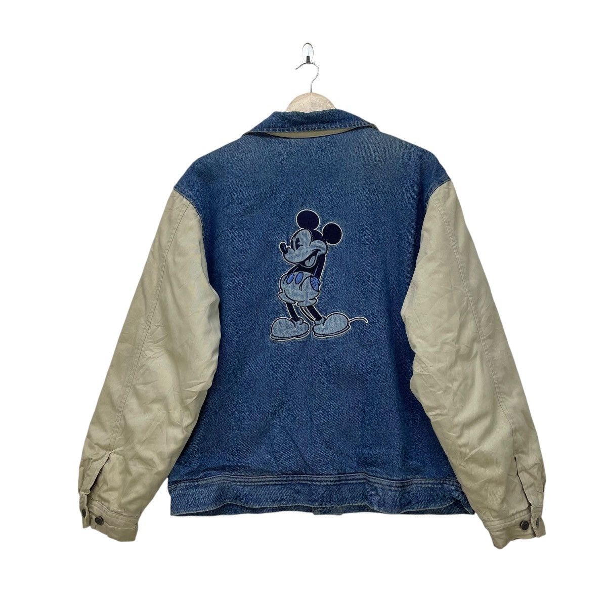 Disney × Mickey Mouse × Vintage Vintage Denim Jacket Mickey Mouse Embroidered Logo Size US M / EU 48-50 / 2 - 2 Thumbnail