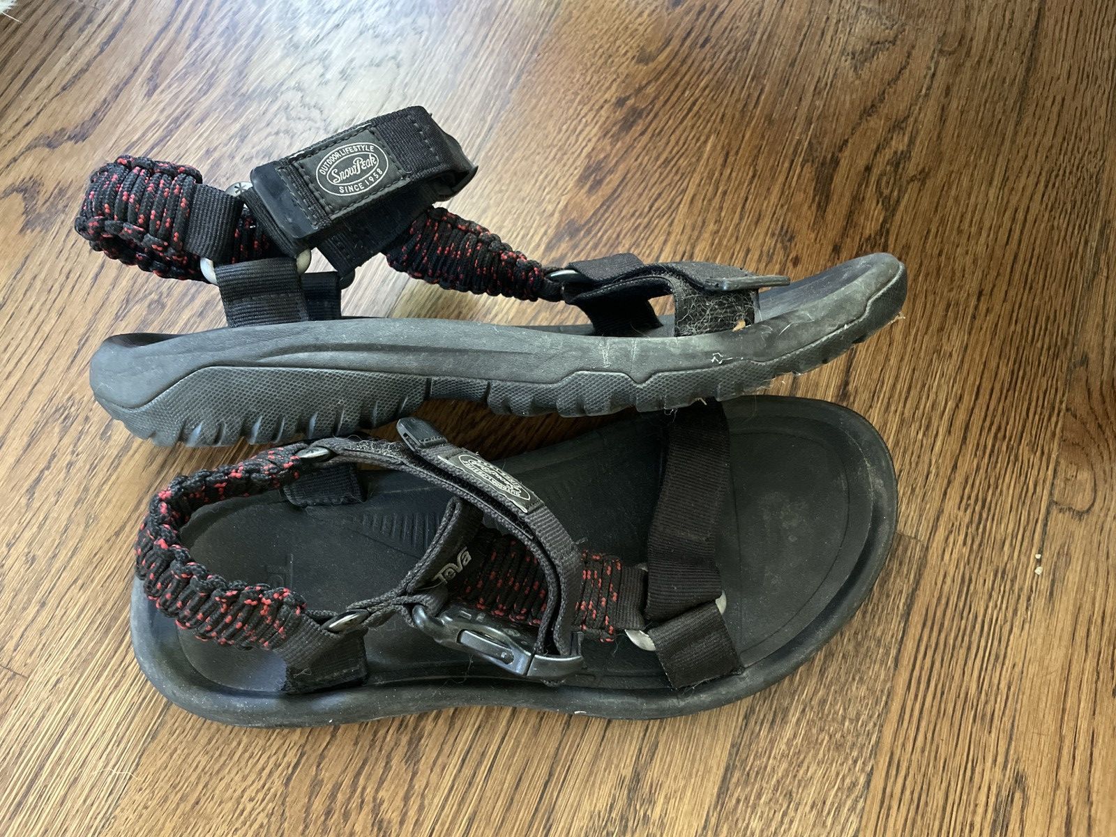 Teva Teva x Snow Peak Sandals Hurricane XLT2 Gray Black Size US 9.5 / EU 42-43 - 1 Preview