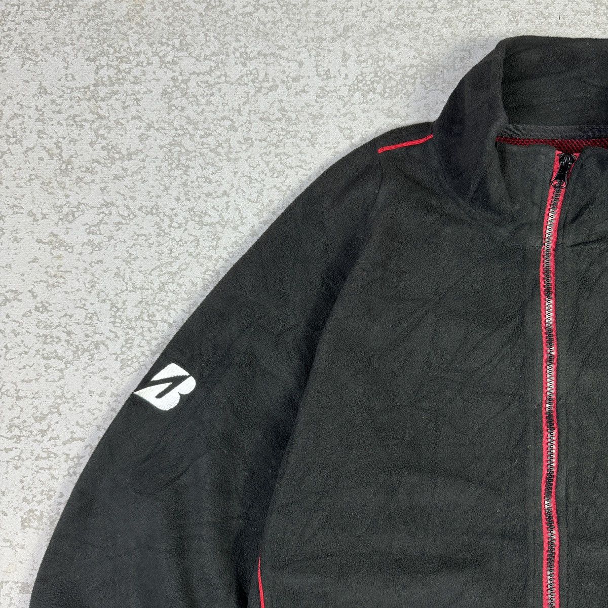 Japanese Brand 💥Bridgestone Blizzak VRX Vintage Style Fleece Jacket Size US L / EU 52-54 / 3 - 4 Thumbnail