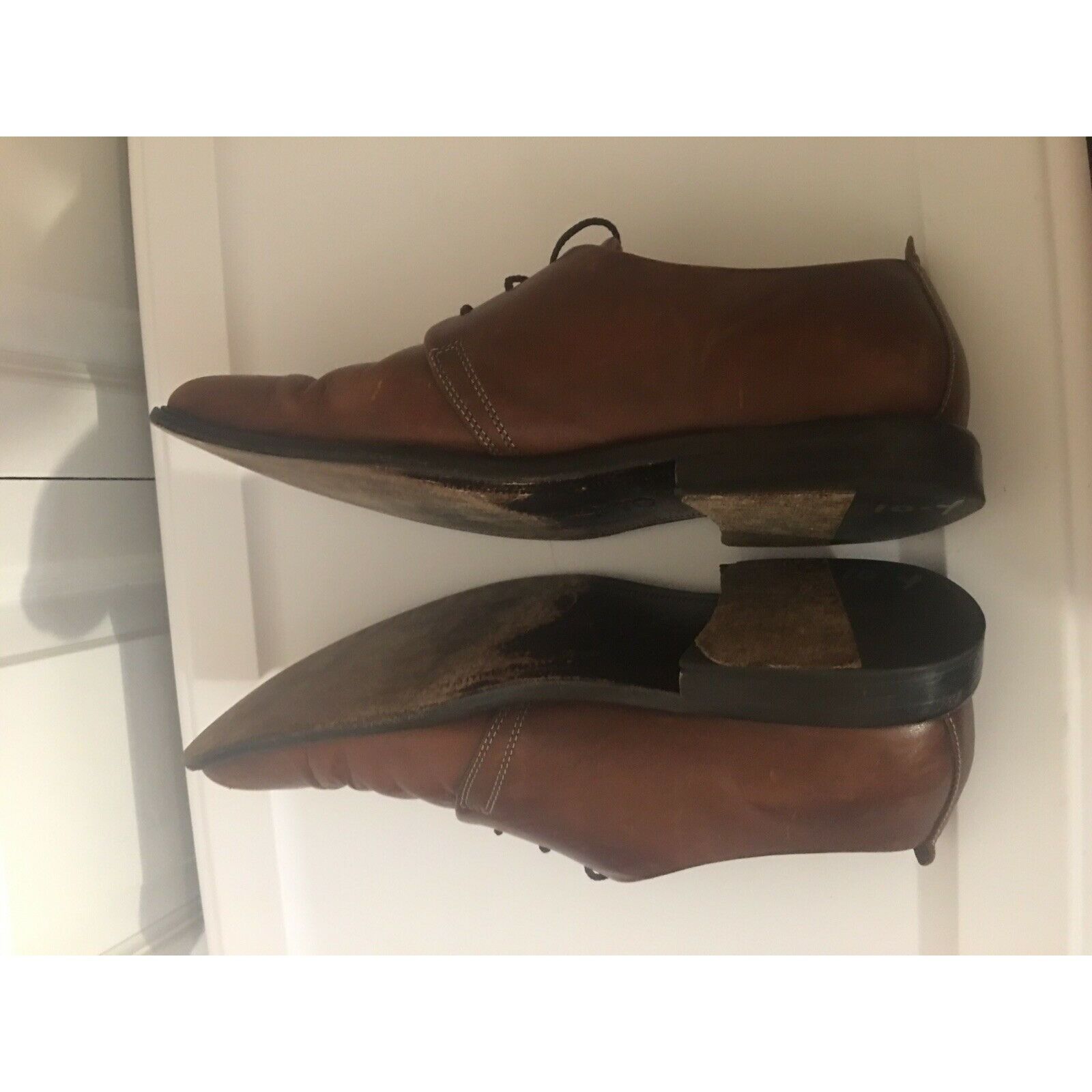 Cole Haan COLE HAAN Beckett Center Seam Cognac Lace Up Mens Dress Shoe Size US 10 / EU 43 - 7 Thumbnail