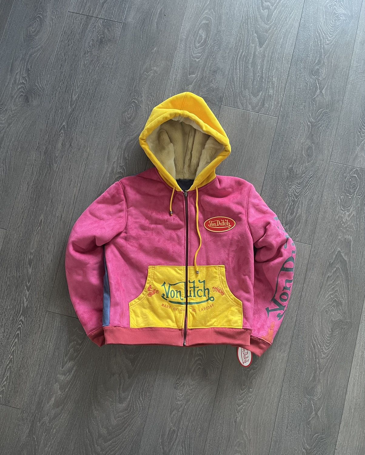 Von Dutch Pink Jacket | Grailed