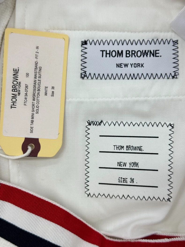 Thom Browne Thom Browne White shorts Size US 38 / EU 54 - 6 Thumbnail