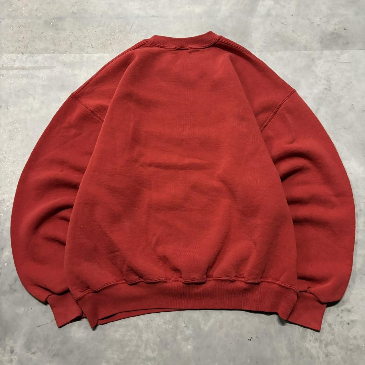 Russell Athletic × Vintage Crazy Vintage 90s Red Russell Athletic Essential Crewneck! Size US XL / EU 56 / 4 - 8 Thumbnail