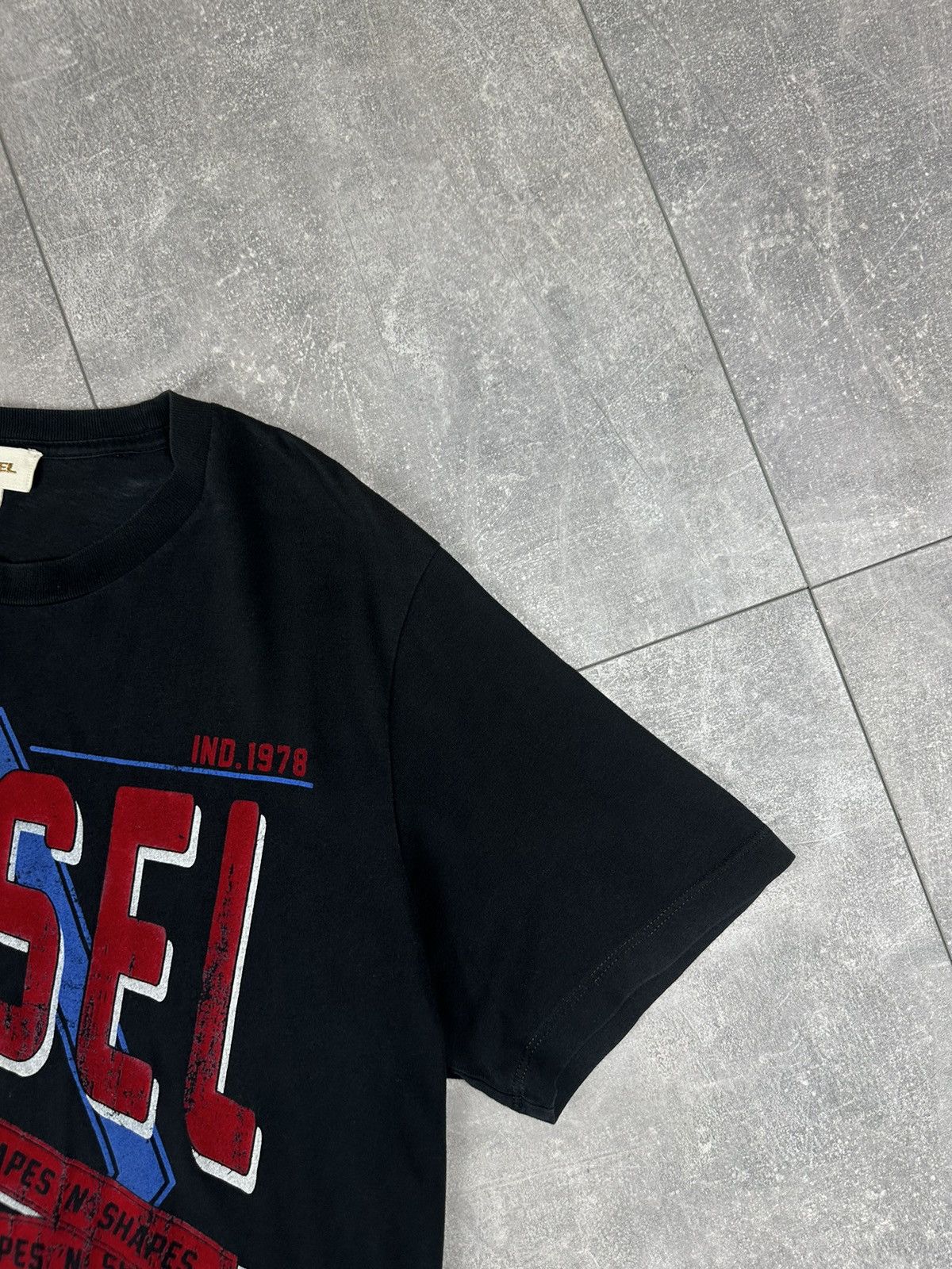 Diesel Diesel Vintage Overprint Logo Mens T-Shirt Size US M / EU 48-50 / 2 - 4 Thumbnail