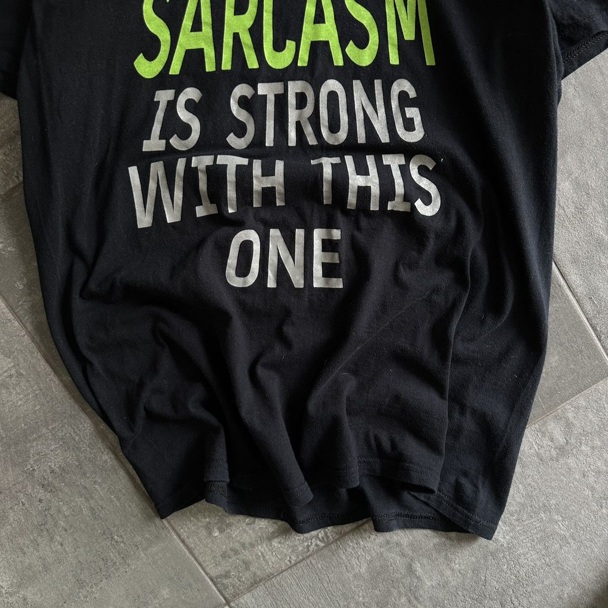 Vintage Vintage The Sarcasm Is Strong With This One T-shirts Humor Size L / US 10 / IT 46 - 6 Thumbnail