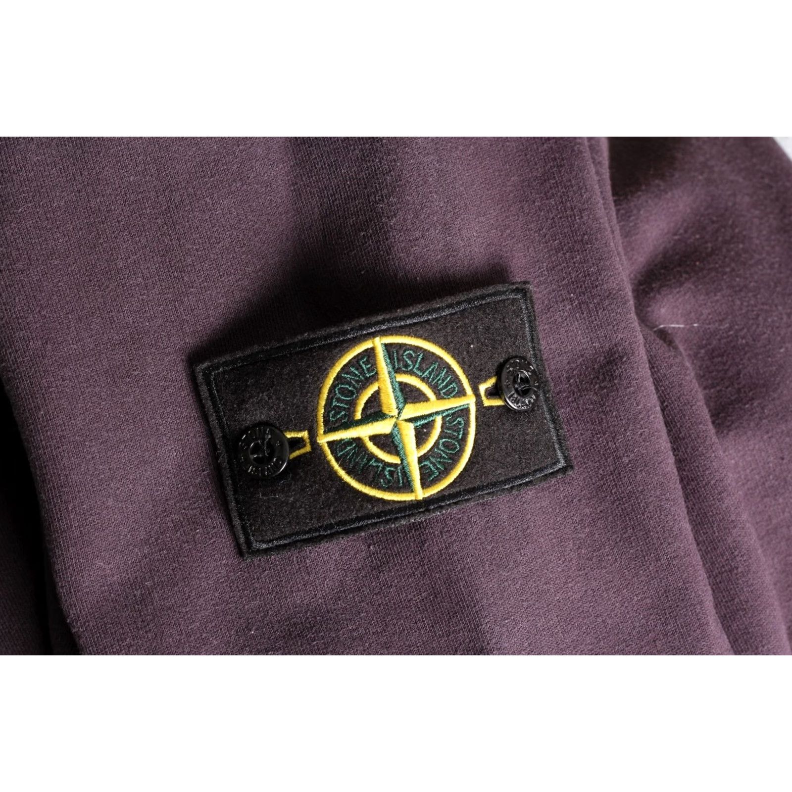 Stone Island STONE ISLAND Sweatshirt Men M VR3589 Crew Neck Pullover Cotton Purple Logo All Seasons Regular Size US M / EU 48-50 / 2 - 5 Thumbnail