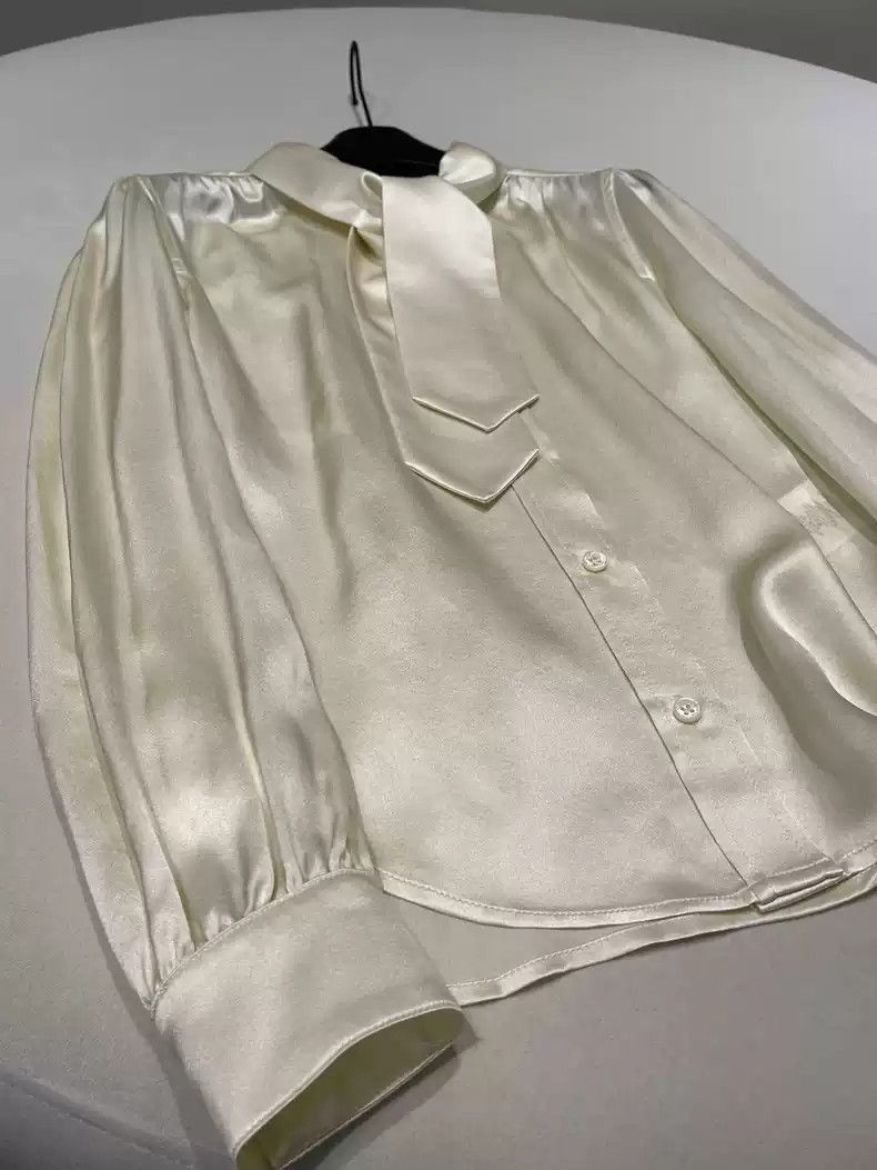 Saint Laurent Paris Saint Laurent Paris Silk Shirt-2505 Size US S / EU 44-46 / 1 - 3 Thumbnail