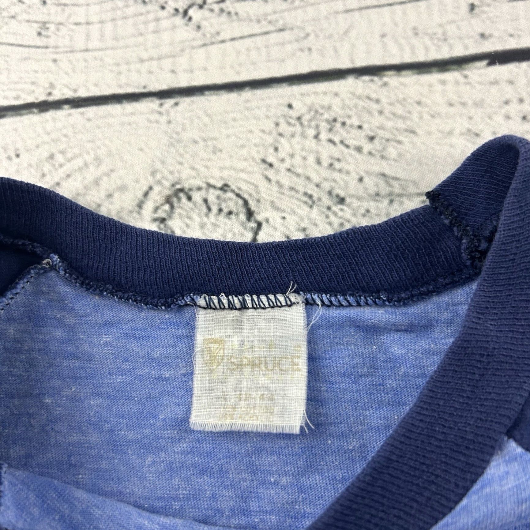 Vintage Vintage Spruce St. Petersburg Florida Short Sleeve T Shirt Men L Blue Size US L / EU 52-54 / 3 - 2 Thumbnail