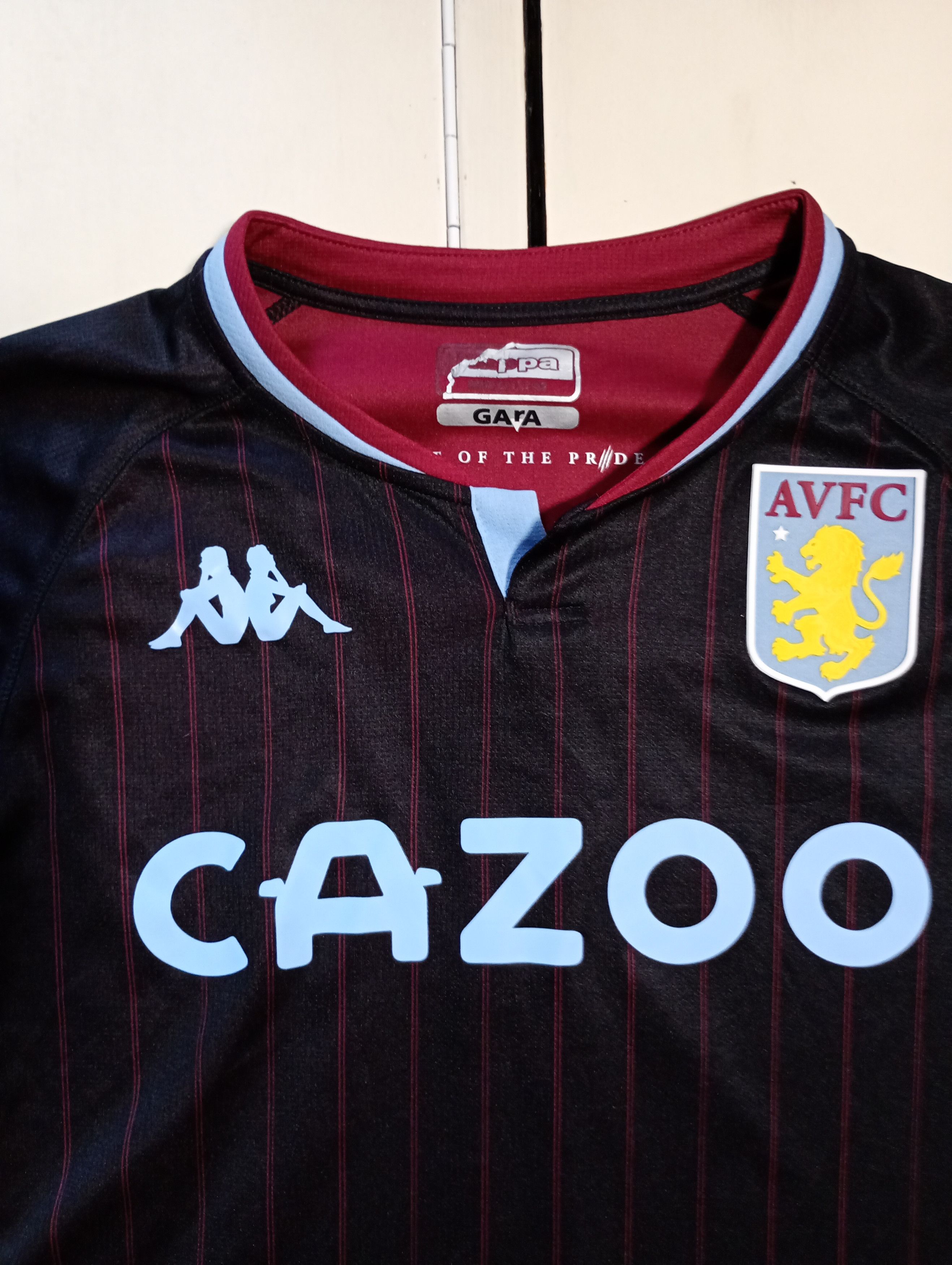 Kappa Kappa Aston Villa FC Away Jersey 2020-2021 Size US M / EU 48-50 / 2 - 7 Thumbnail