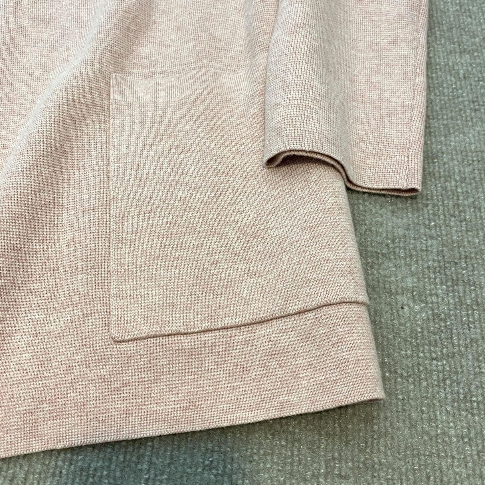 J.Crew J Crew Coatigan Womens XS Pink Knit Open Front Collared Pockets Jacket Size XS / US 0-2 / IT 36-38 - 5 Thumbnail