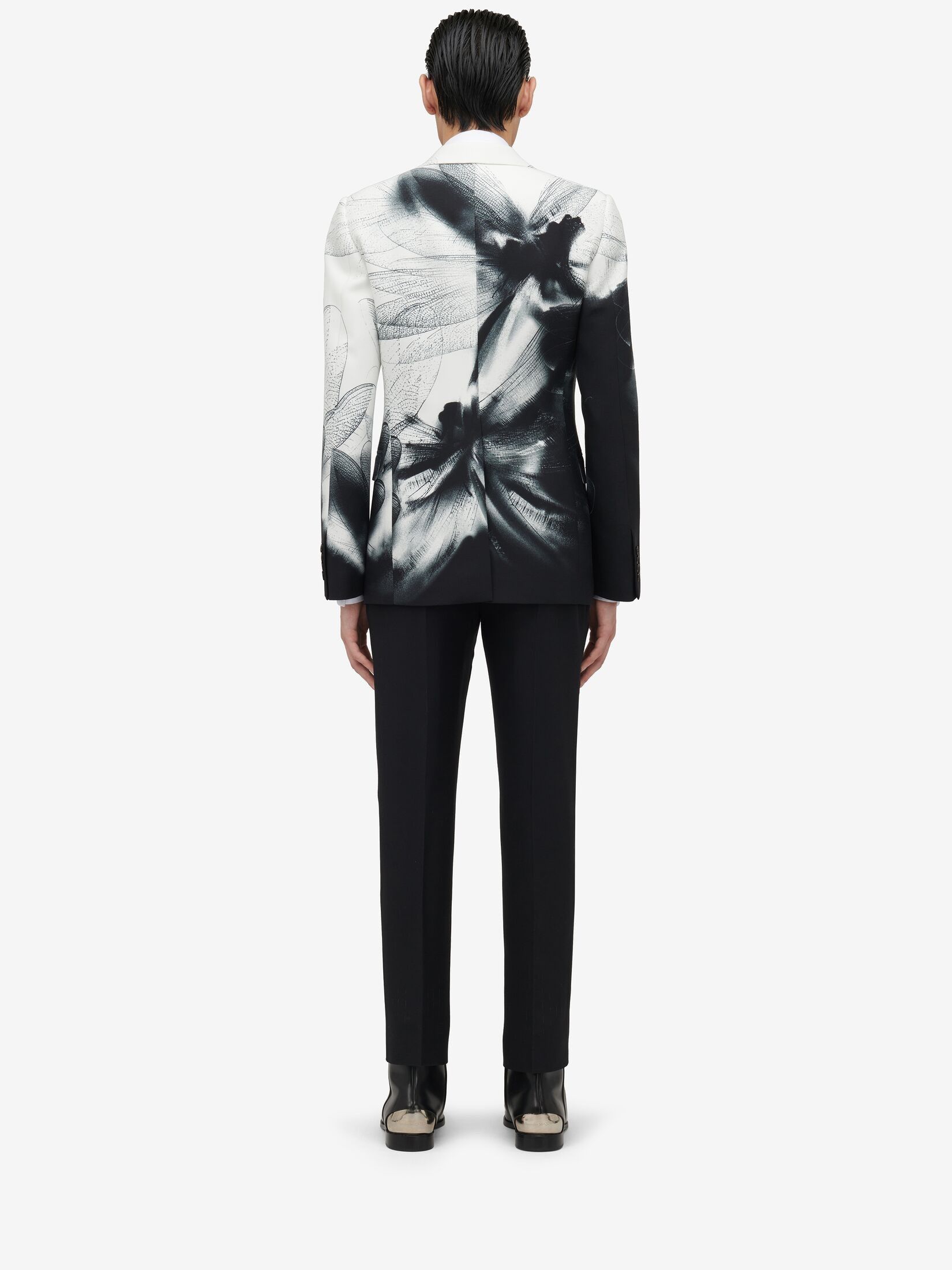 Alexander McQueen o1w1db10725 Tailored Cigarette Trousers in Black Size US 38 / EU 54 - 4 Thumbnail