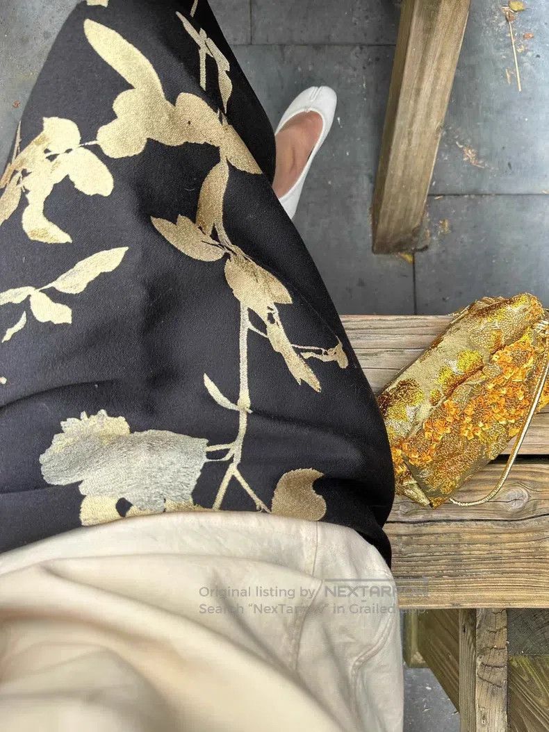 Dries Van Noten Dries Van Noten Jacquard Skirt Size 35" - 2 Thumbnail