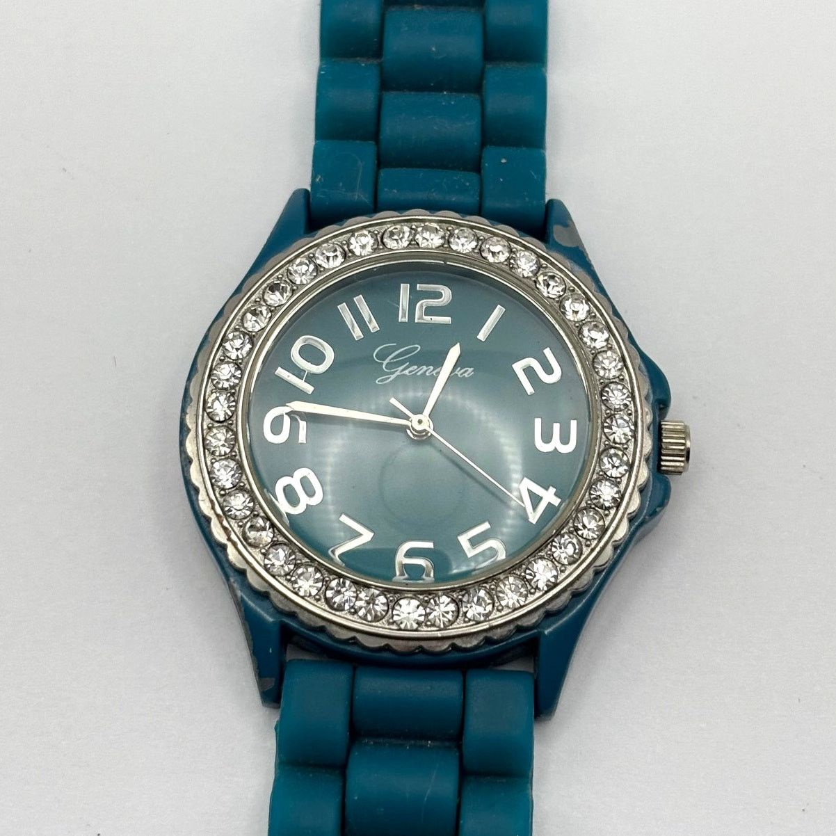 Geneva Silver & Blue Geneva Men's Watch Size ONE SIZE - 3 Thumbnail