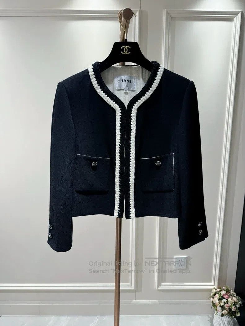 Chanel Chanel 22 Early Spring Vacation Series Black Rhinestone Bu Size S / US 4 / IT 40 - 1 Thumbnail