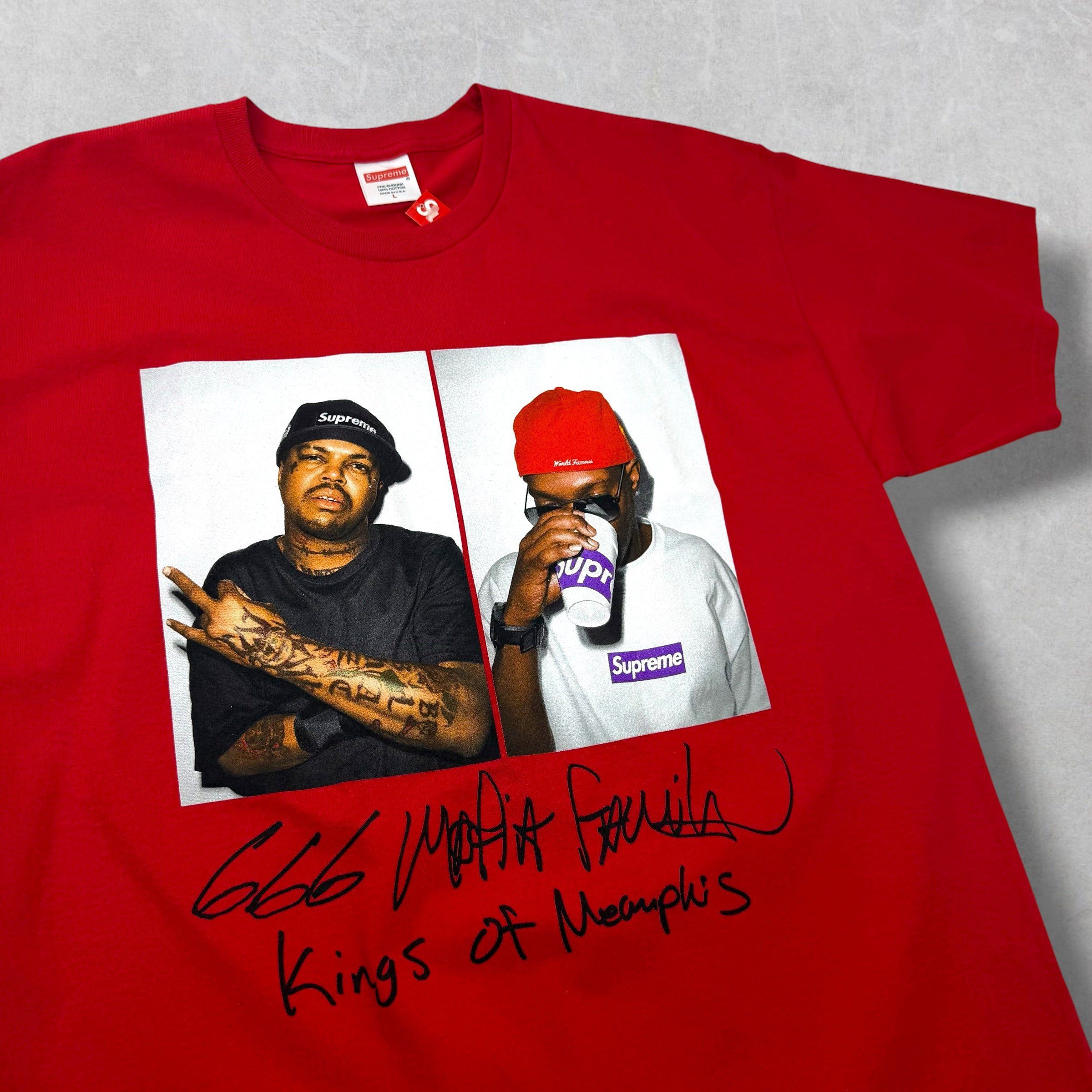 Supreme Supreme Three 6 Mafia Red Tee L Size US L / EU 52-54 / 3 - 3 Thumbnail