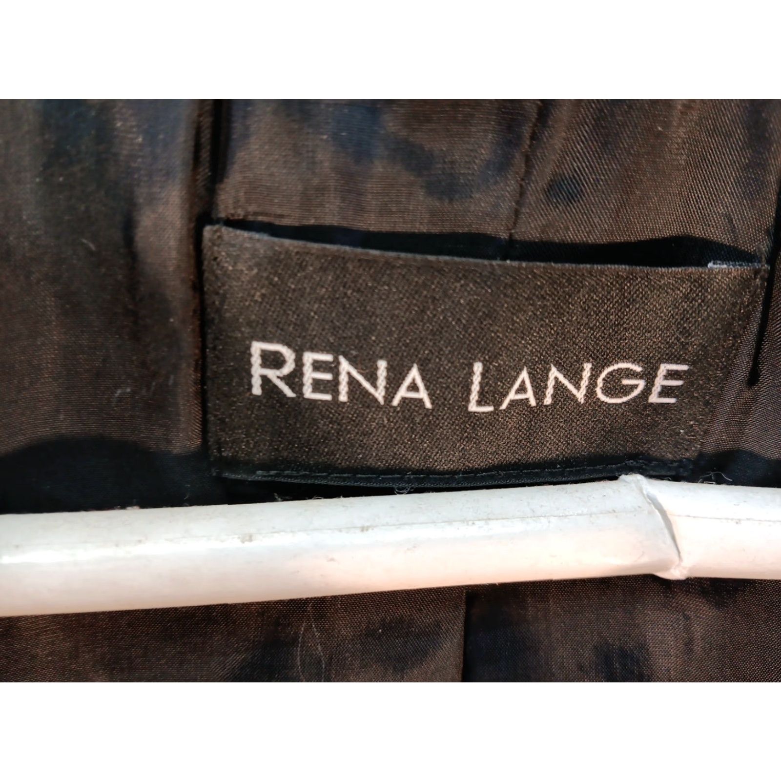 Vintage Rena Lange Blazer M/L Womens Wool/Silk Tweed Black White 5 Buttons Mid-Length Button Closure Casual Business Party/Cocktail Women's Blazer Size M / US 6-8 / IT 42-44 - 2 Thumbnail