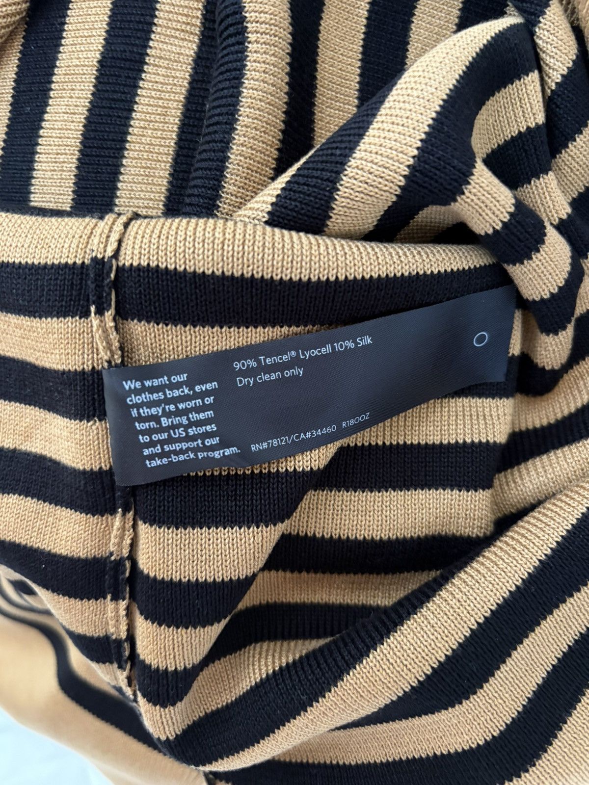 Eileen Fisher Eileen Fisher 2X Striped 90% Tencel Lyocell Sweater Knit Size XXL / US 16-18 / IT 52-54 - 4 Thumbnail