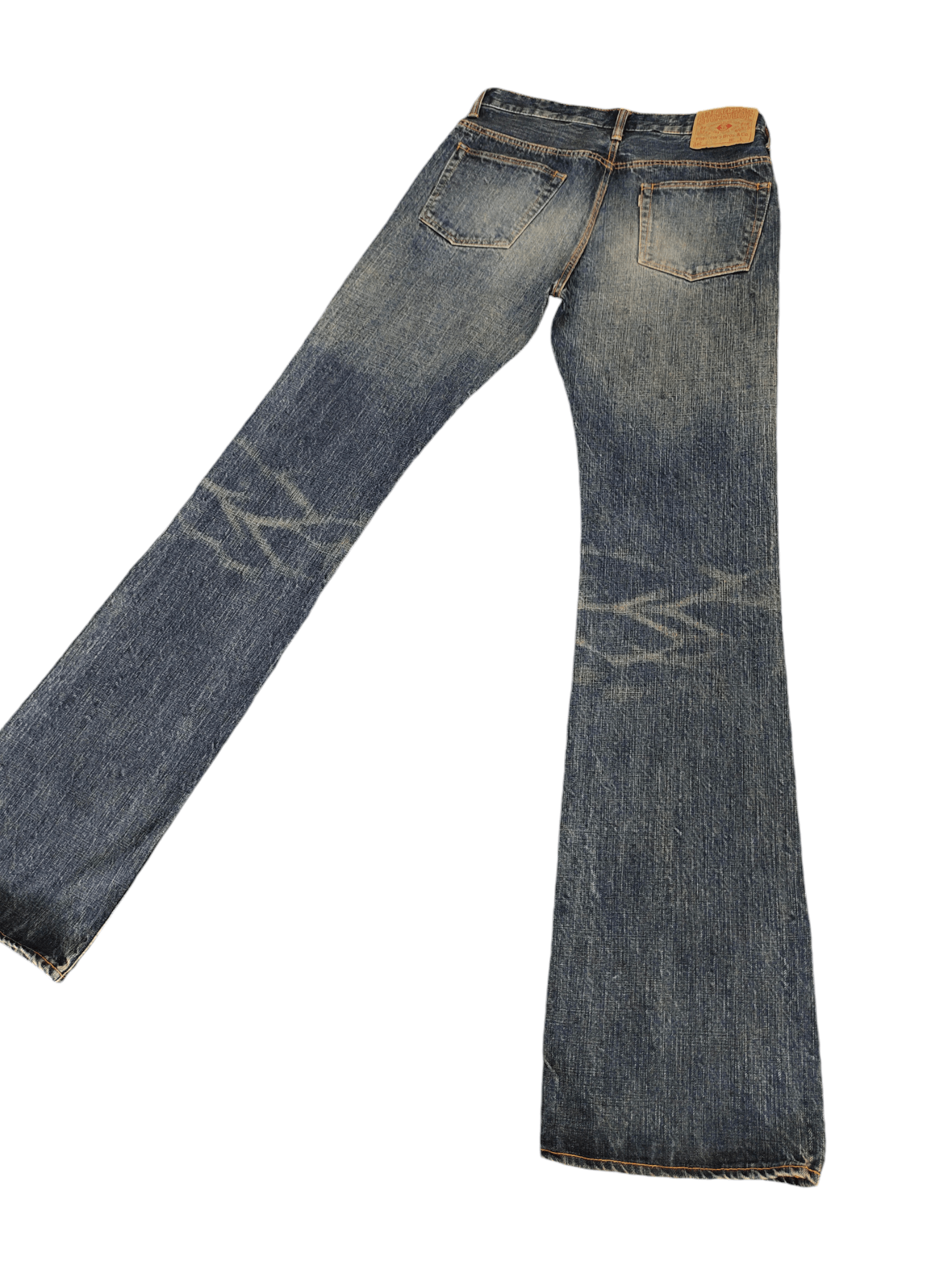 Pherrow's Flare Jeans Stormy Blue Pherrow Clawmark Faded Denim Bootcut Size US 30 / EU 46 - 11 Thumbnail