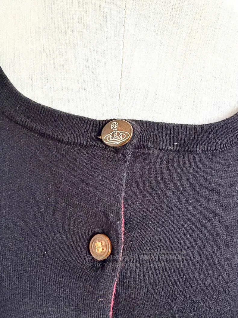 Vivienne Westwood Vivienne Westwood Saturn Black Round Neck Knit Top Size M / US 6-8 / IT 42-44 - 6 Thumbnail
