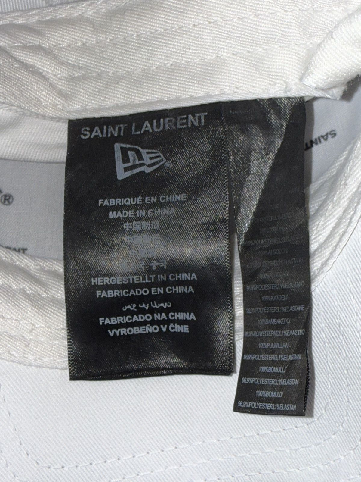 New Era × Yves Saint Laurent Saint Laurent x New Era YSL Cap Size ONE SIZE - 5 Thumbnail