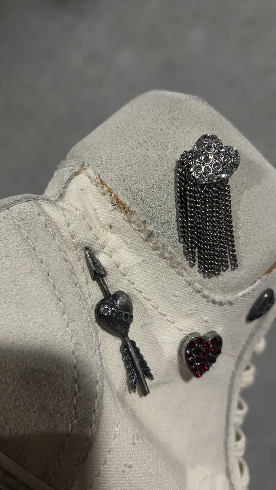 Saint Laurent Paris Saint Laurent Paris “Smoking Forever” High Top Sneaker Size US 11 / EU 44 - 16 Thumbnail