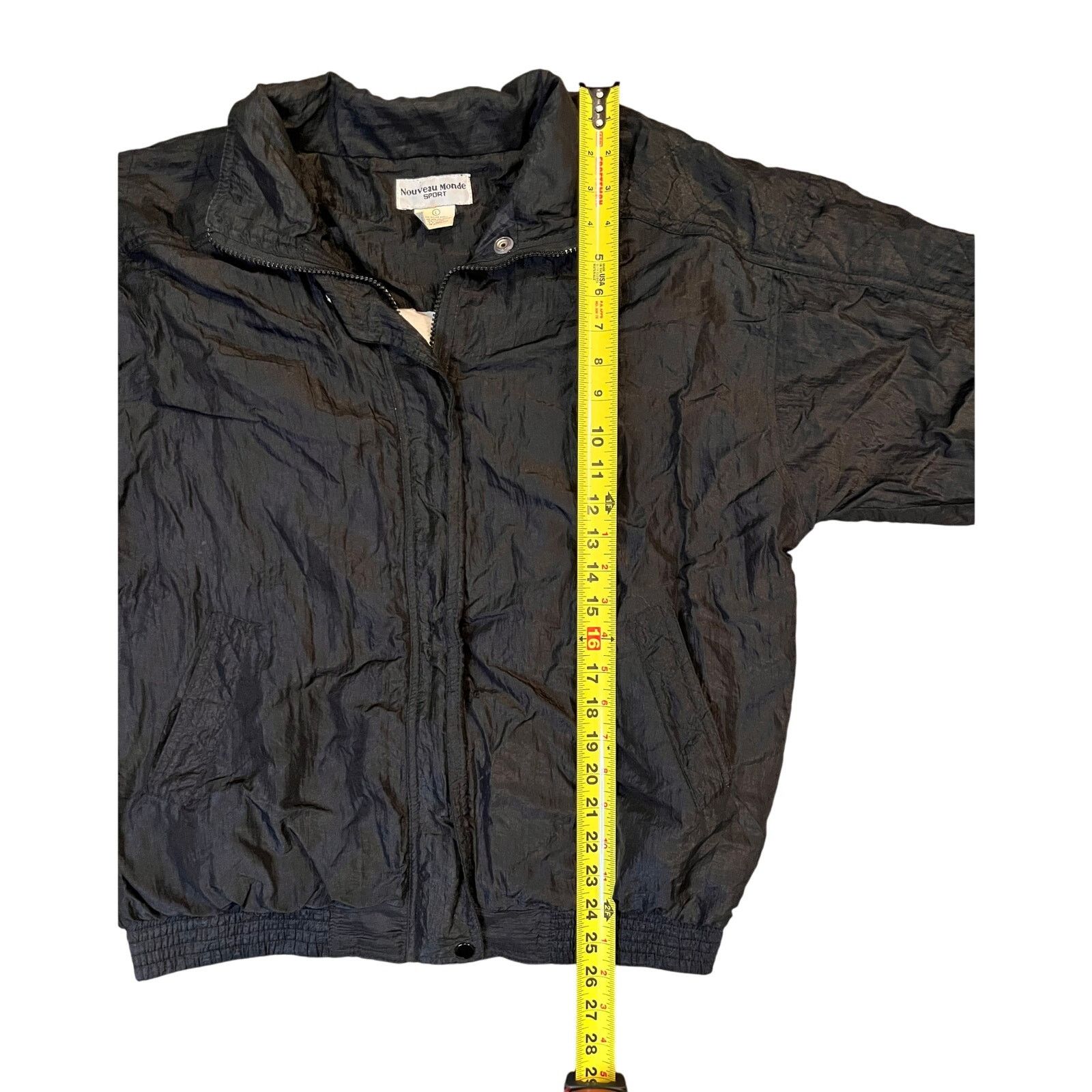 Vintage Vintage 80s Windbreaker Jacker By Nouveau Monde Sport Size L / US 10 / IT 46 - 3 Thumbnail