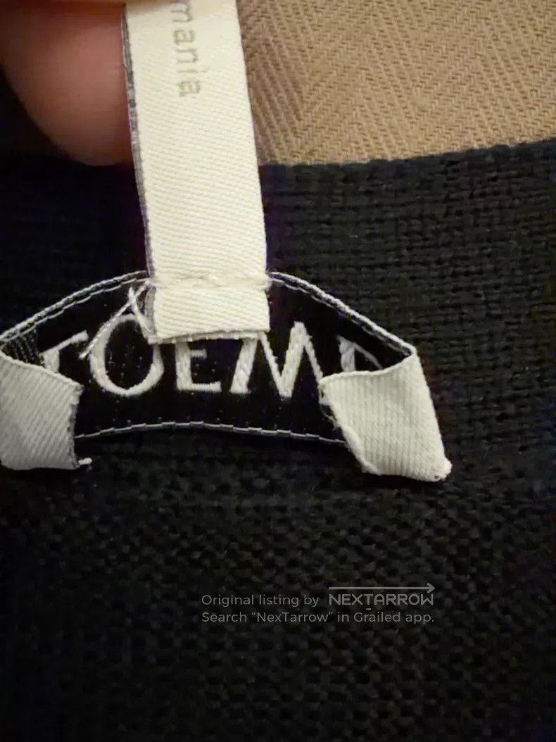 Loewe Loewe Wool knit cardigan, classic style, chest blue embroi Size US M / EU 48-50 / 2 - 4 Thumbnail
